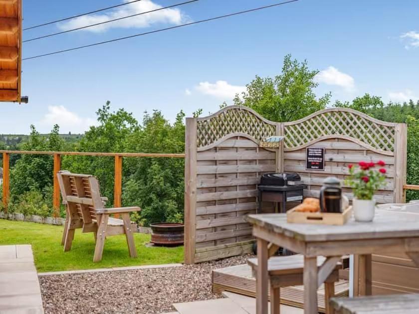 איירדריי Lochinvar - Clydesdale Log Cabin With Hot Tub מראה חיצוני תמונה